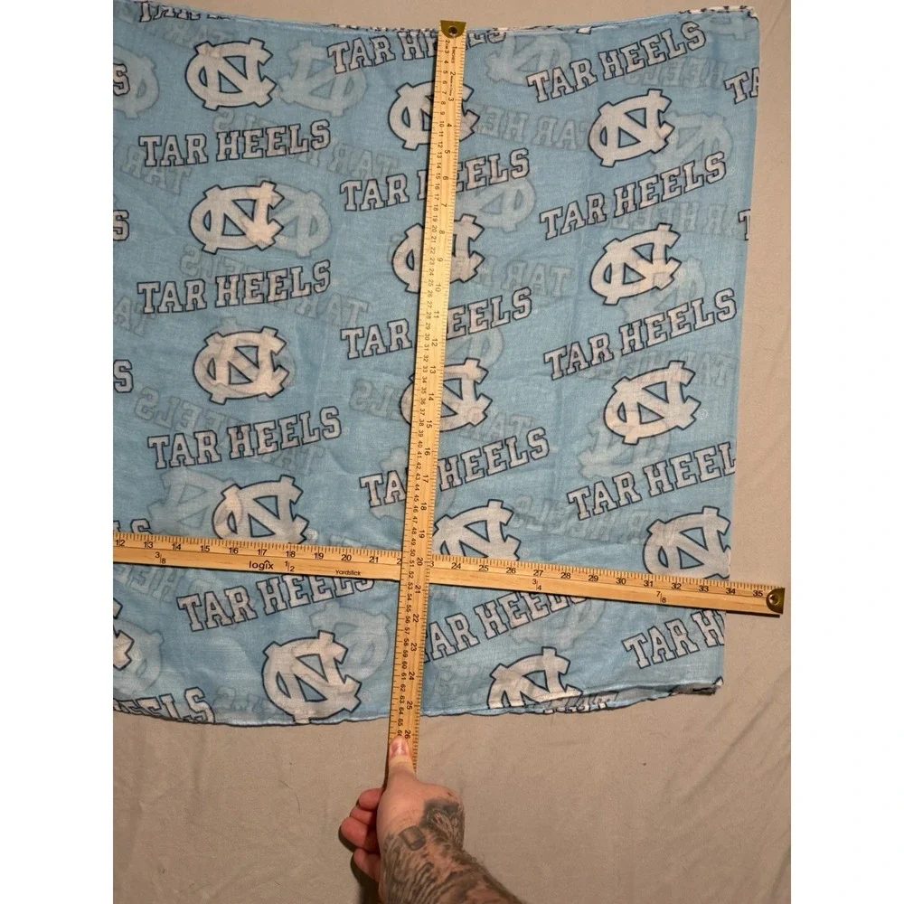 NCAA North Carolina Tarheels‎ sheer blue scarf unisex, winter, fashion